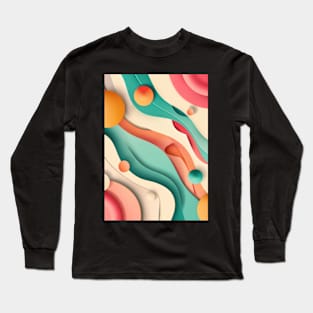 Color Swirl Harmony Long Sleeve T-Shirt